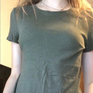 plain green tee